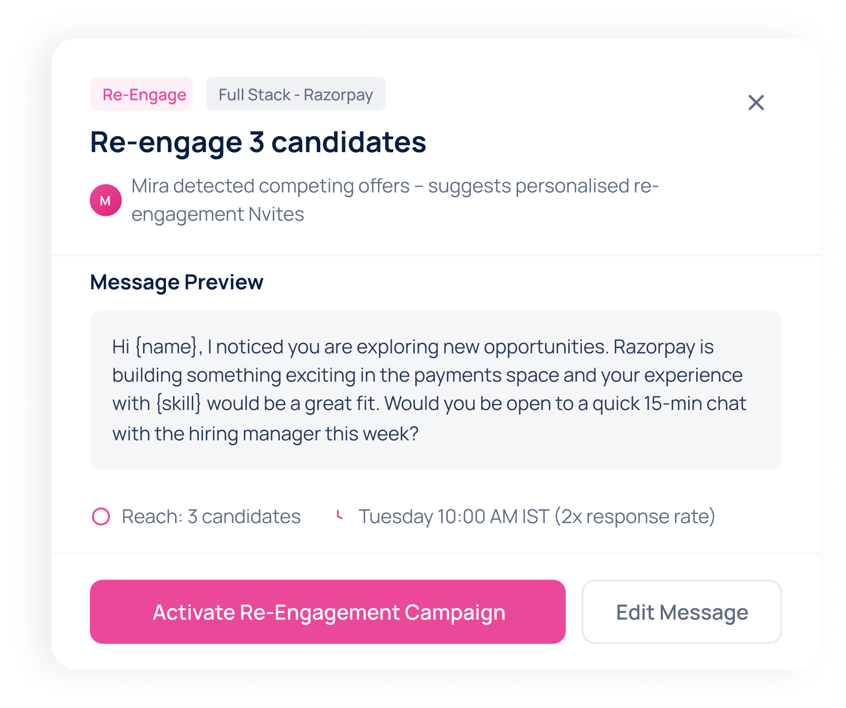 Concept — re-engage campaigns